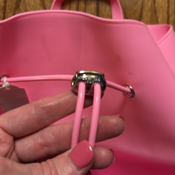 American Jewel Yummy Gummy Silicone Bucket Backpack pink & purple NWT RARE main image 7